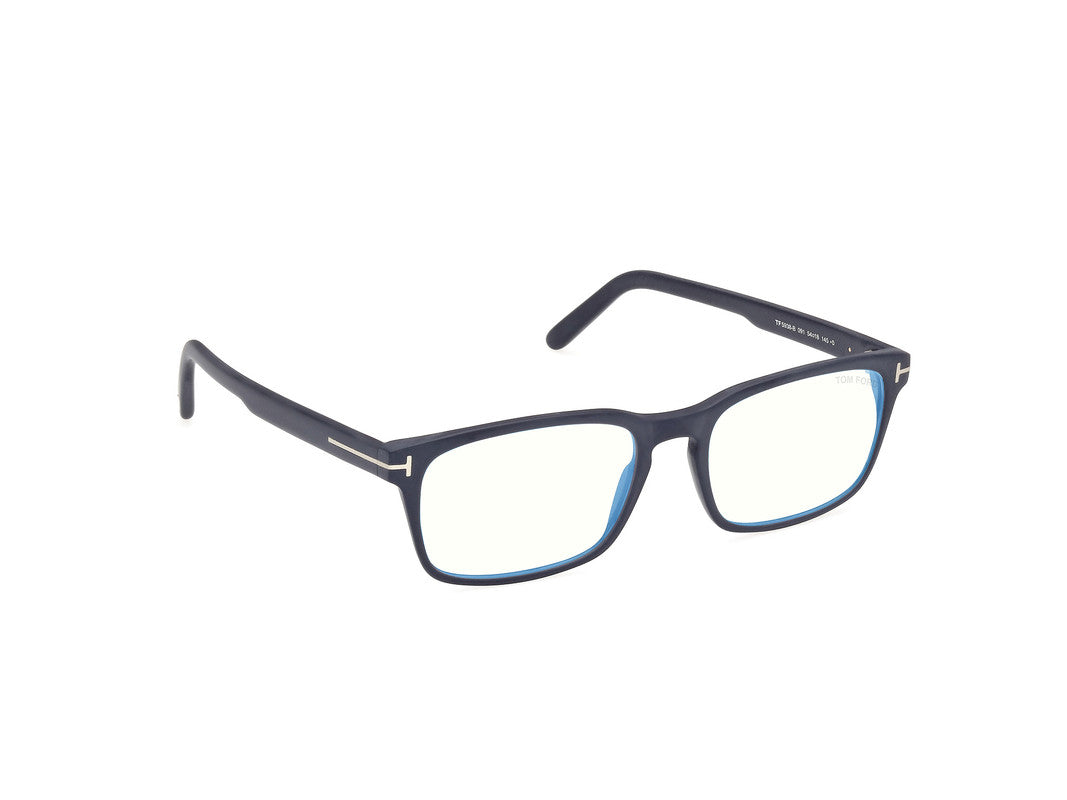 Matte Blue Male Glasses Tom Ford 889214488527