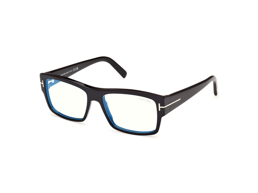 Shiny Black Male Glasses Tom Ford 889214488640