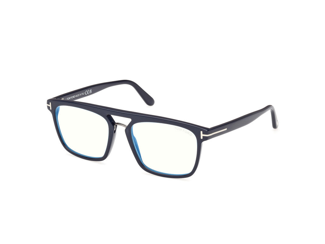 Shiny Blue Male Glasses Tom Ford 889214488664