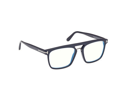 Shiny Blue Male Glasses Tom Ford 889214488664