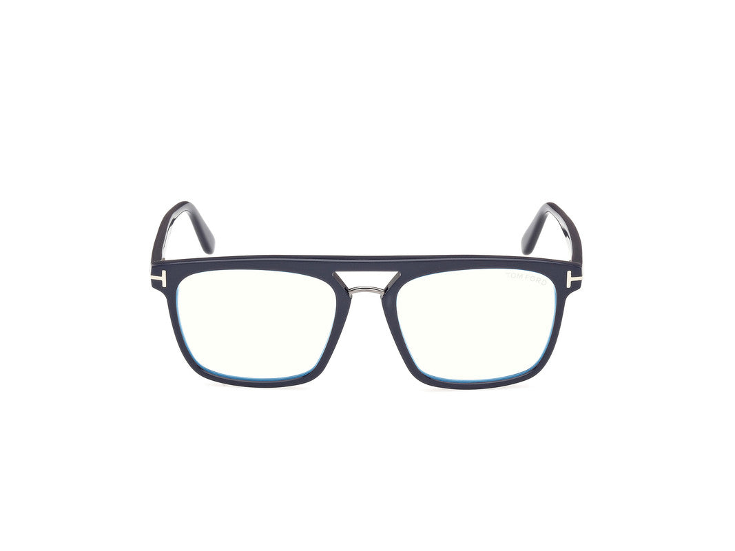 Shiny Blue Male Glasses Tom Ford 889214488664