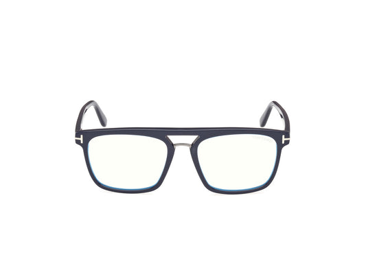 Shiny Blue Male Glasses Tom Ford 889214488664