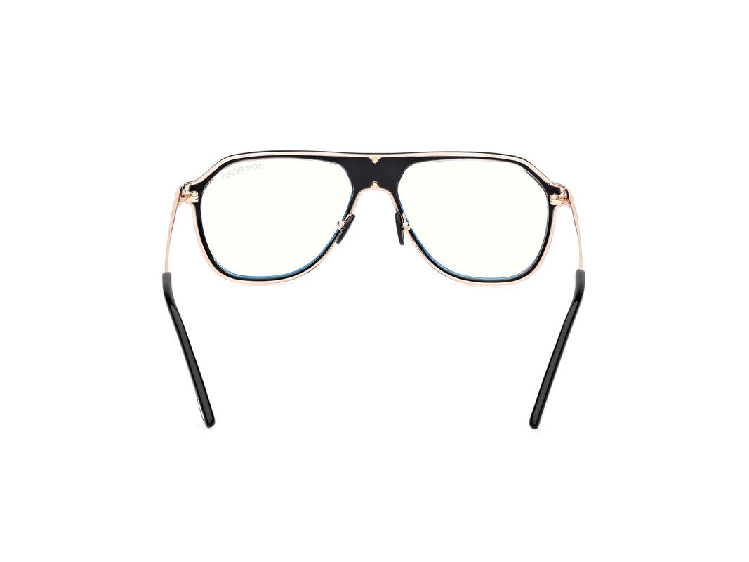 Black/Crystal Male Glasses Tom Ford 889214488671