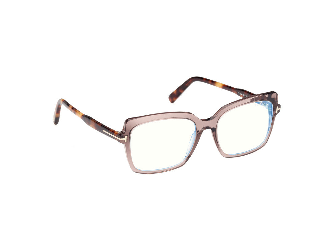 Shiny Dark Brown Female Glasses Tom Ford 889214488787