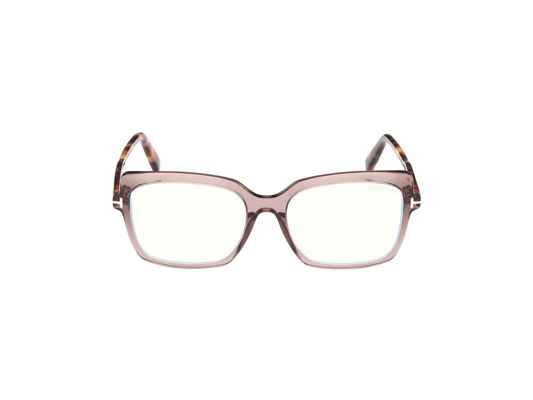 Shiny Dark Brown Female Glasses Tom Ford 889214488787