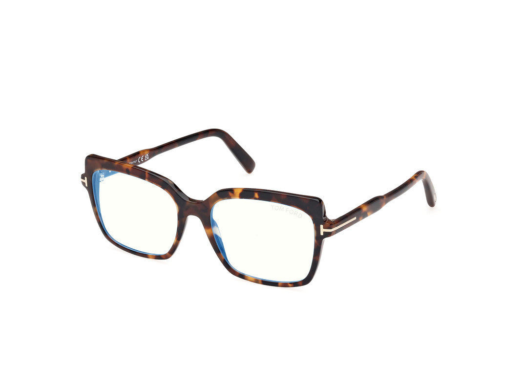 Dark Havana Female Glasses Tom Ford 889214488794