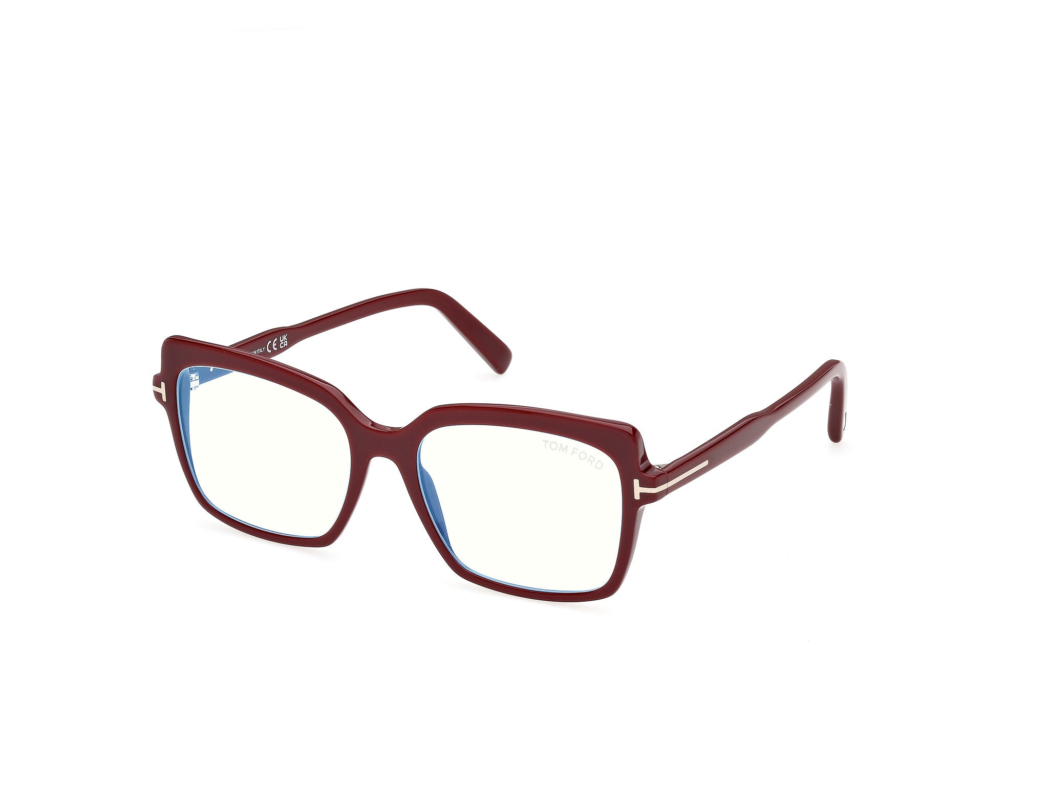 Shiny Bordeaux Female Eyeglasses Tom Ford 889214683908