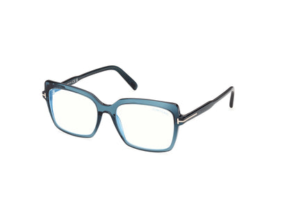 Shiny Blue Female Eyeglasses Tom Ford 889214683915