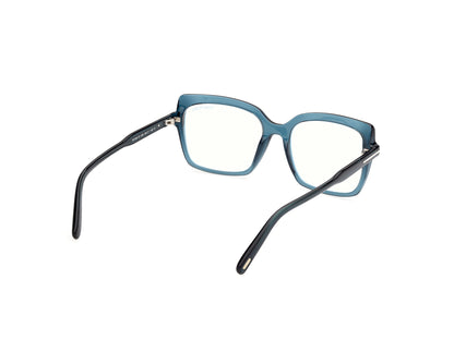 Shiny Blue Female Eyeglasses Tom Ford 889214683915