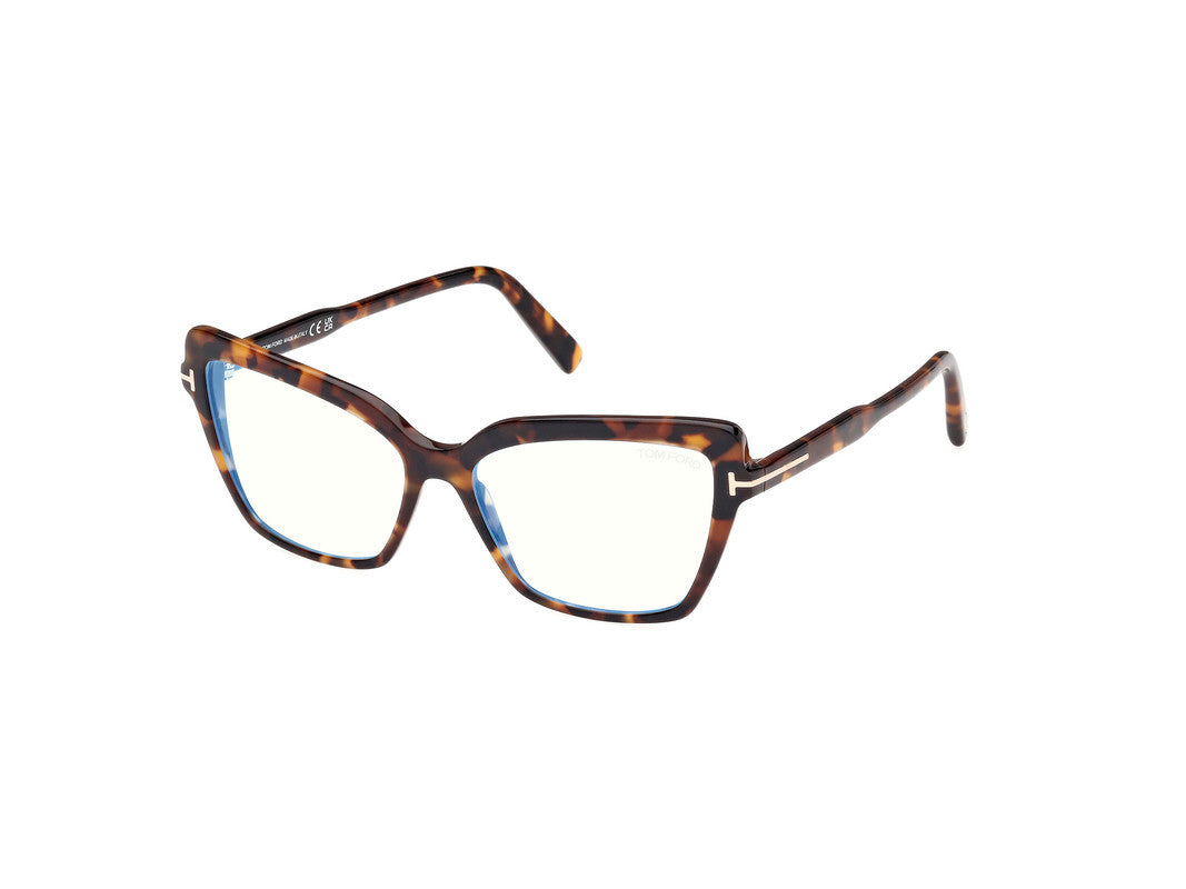 Dark Havana Female Glasses Tom Ford 889214488824