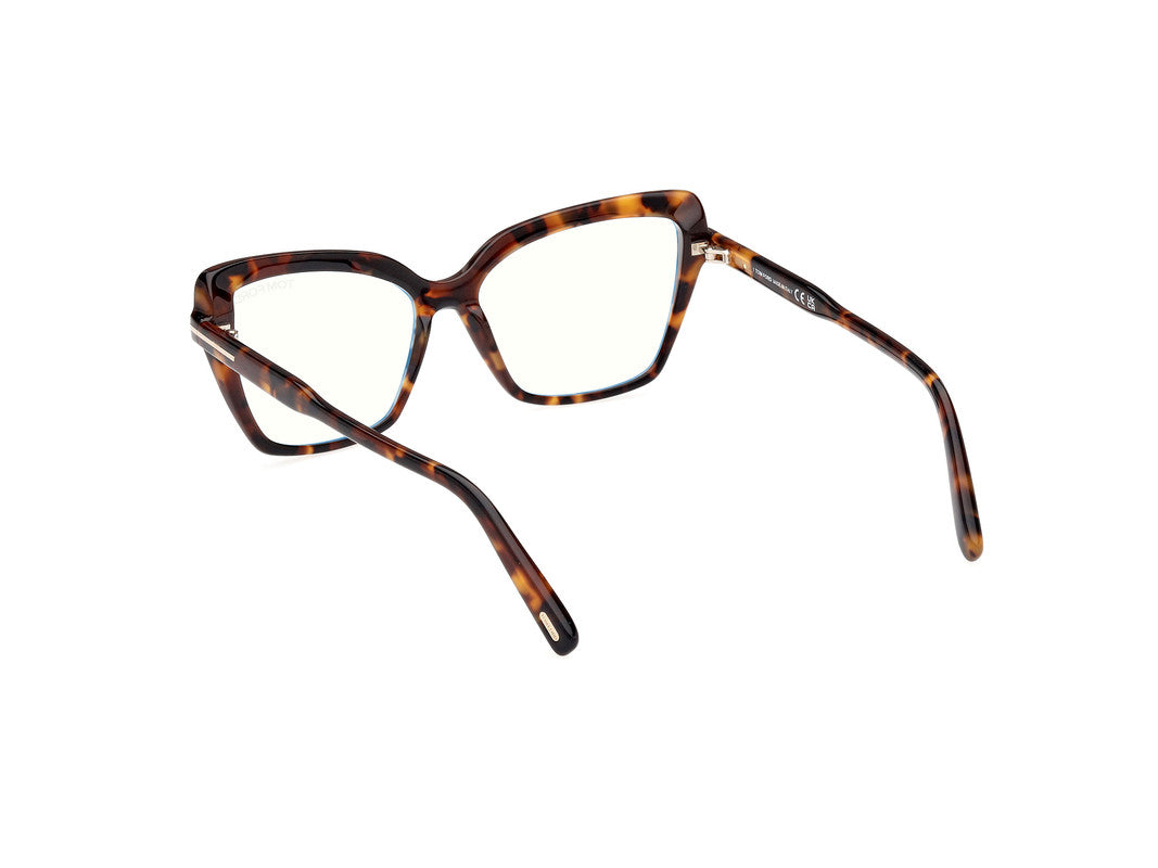 Dark Havana Female Glasses Tom Ford 889214488824