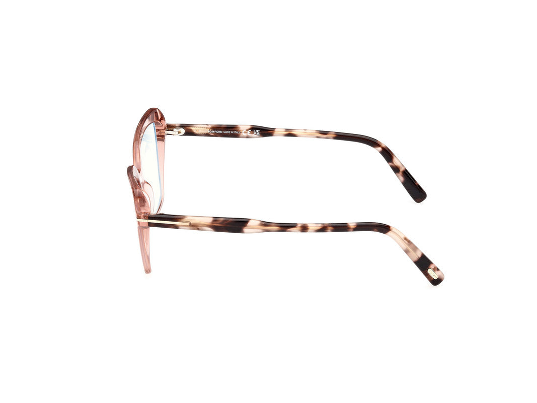 Shiny Light Pink Female Glasses Tom Ford 889214488831