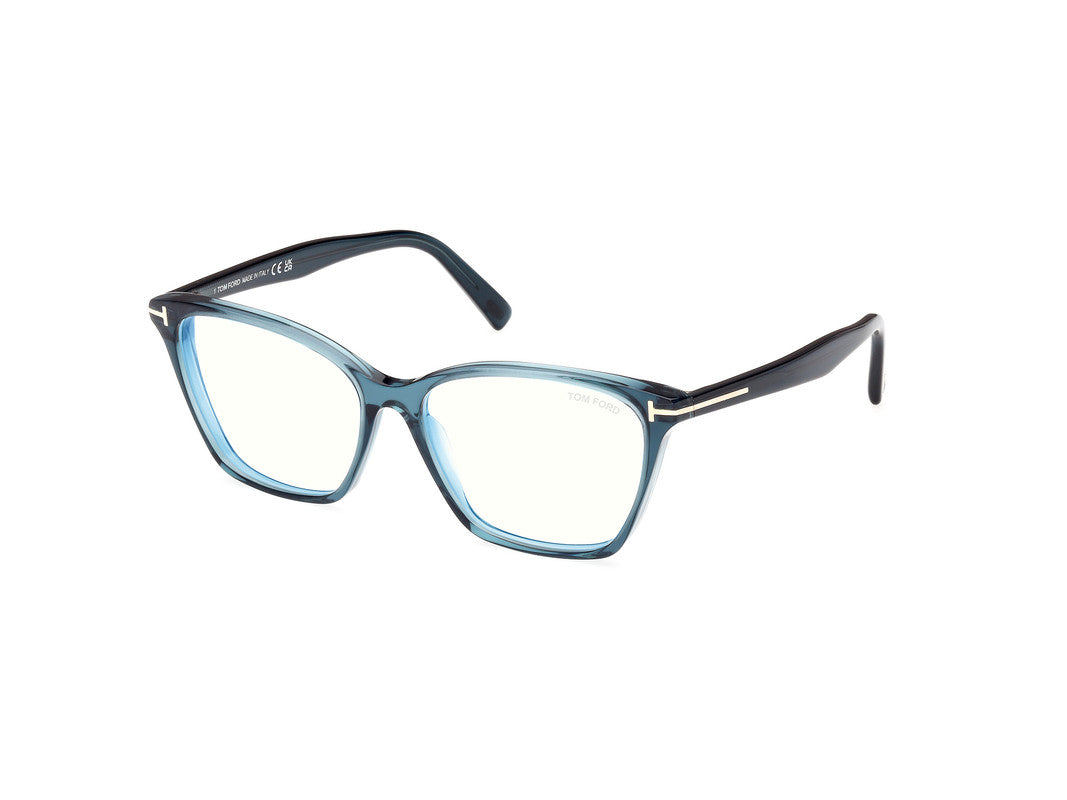 Shiny Blue Female Glasses Tom Ford 889214488886