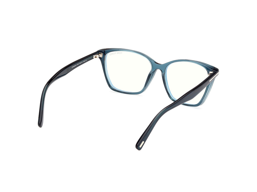 Shiny Blue Female Glasses Tom Ford 889214488886