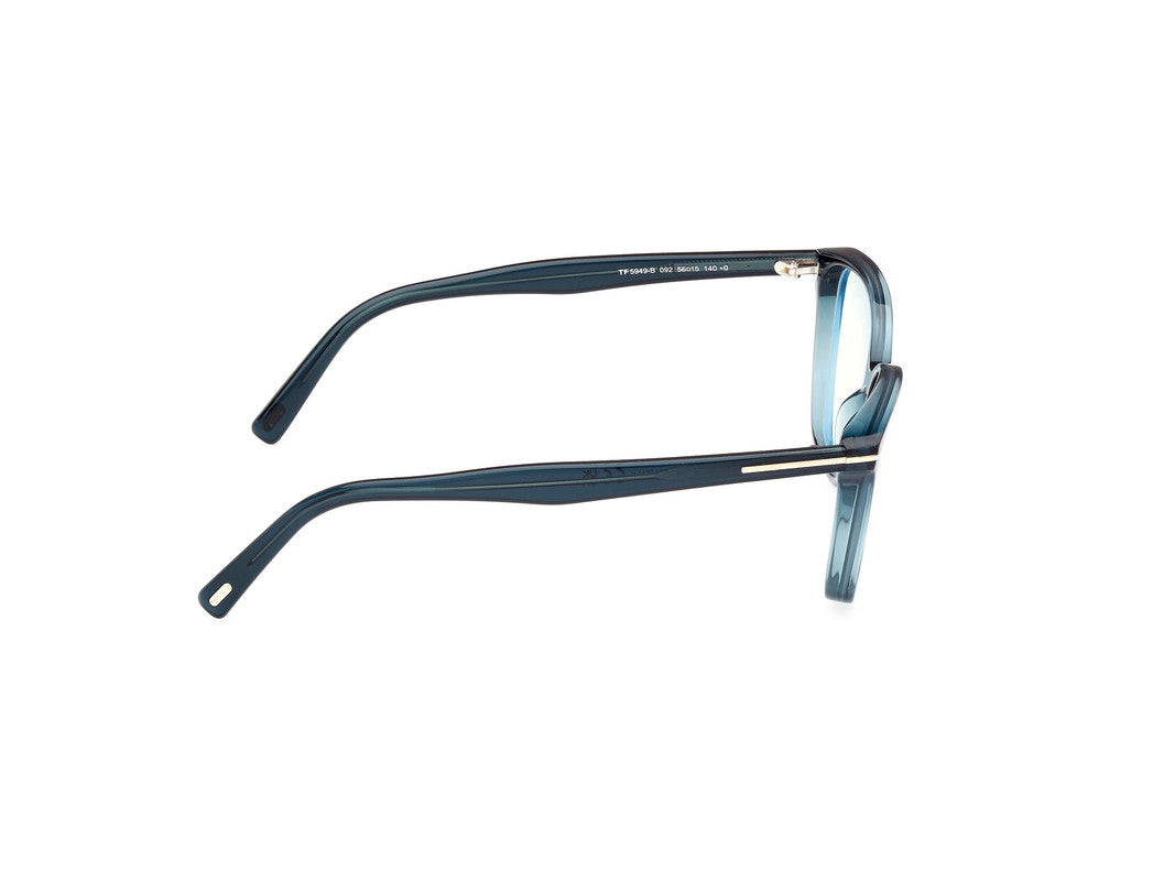 Shiny Blue Female Glasses Tom Ford 889214488886