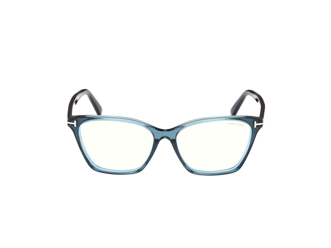 Shiny Blue Female Glasses Tom Ford 889214488886