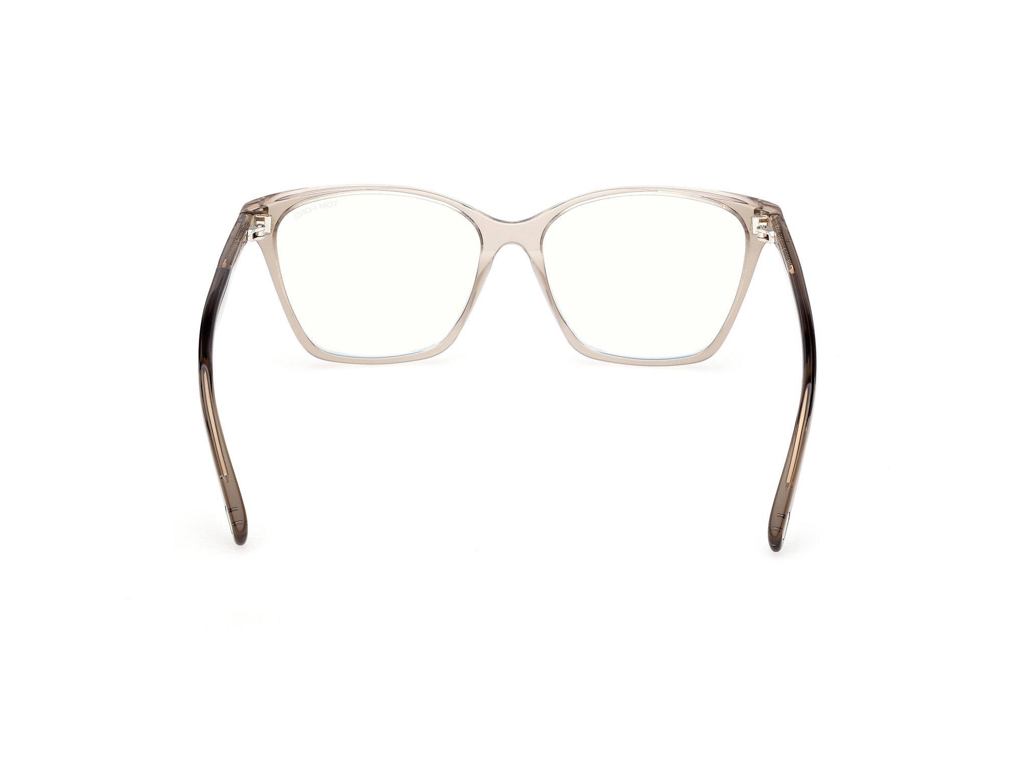 Shiny Light Brown Female Eyeglasses Tom Ford 889214637659
