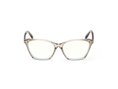 Shiny Light Brown Female Eyeglasses Tom Ford 889214637659