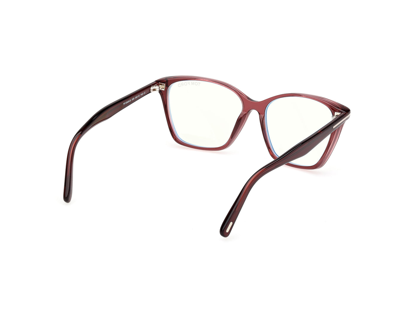 Shiny Bordeaux Female Eyeglasses Tom Ford 889214637666