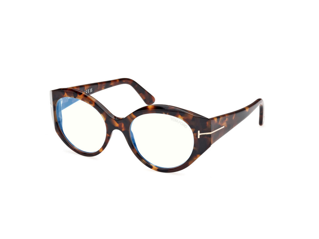 Dark Havana Female Glasses Tom Ford 889214488916