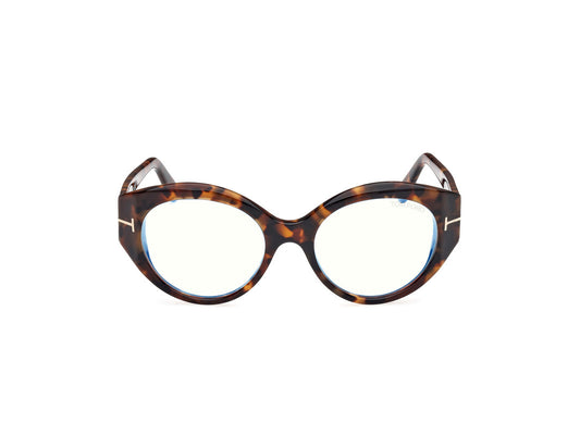 Dark Havana Female Glasses Tom Ford 889214488916