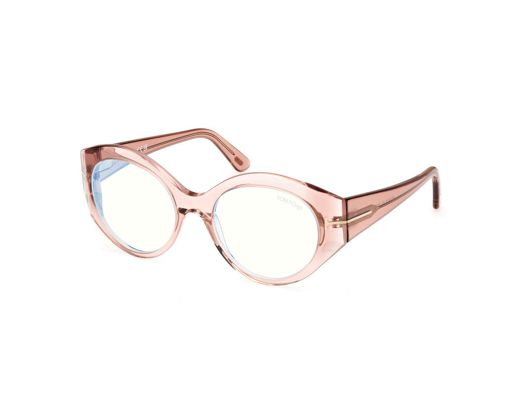 Shiny Light Pink Female Glasses Tom Ford 889214488923