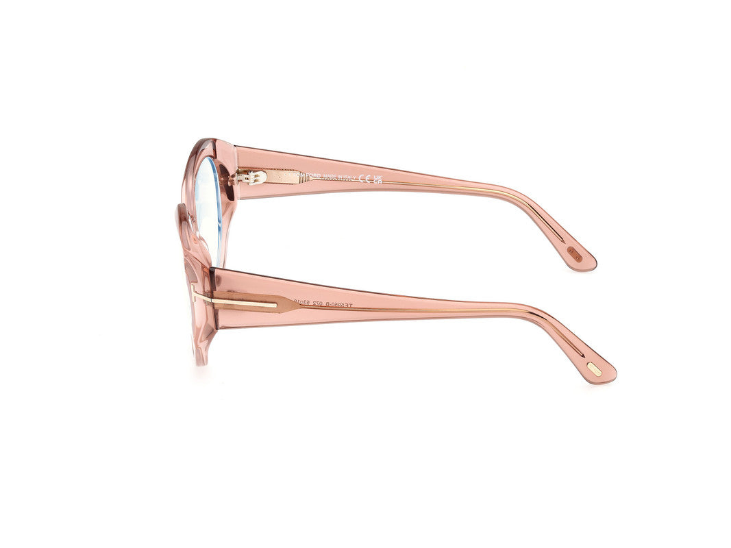 Shiny Light Pink Female Glasses Tom Ford 889214488923