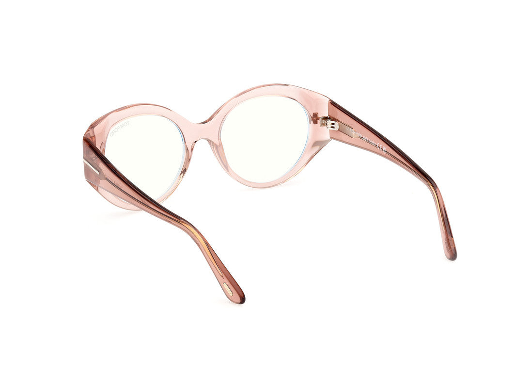 Shiny Light Pink Female Glasses Tom Ford 889214488923