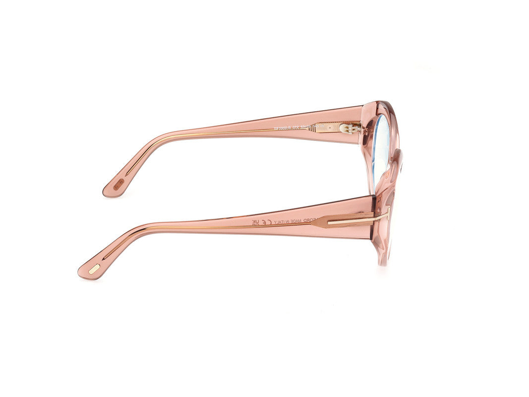 Shiny Light Pink Female Glasses Tom Ford 889214488923