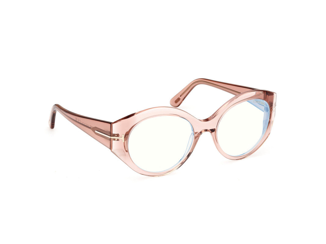 Shiny Light Pink Female Glasses Tom Ford 889214488923