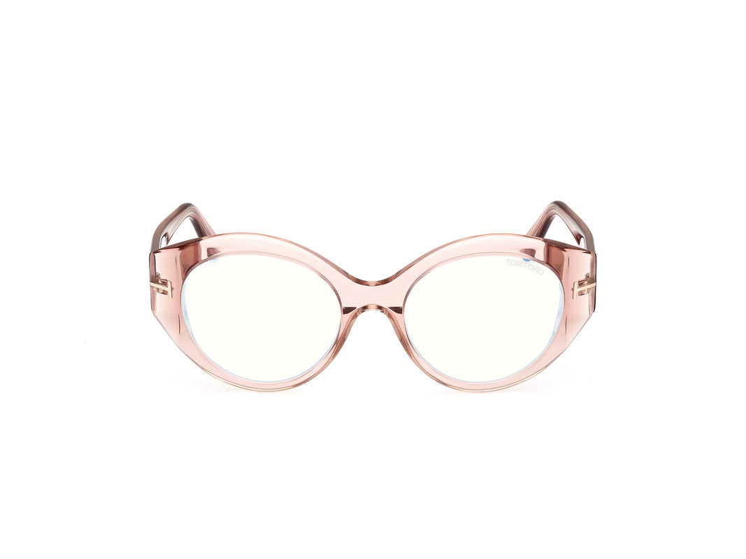 Shiny Light Pink Female Glasses Tom Ford 889214488923