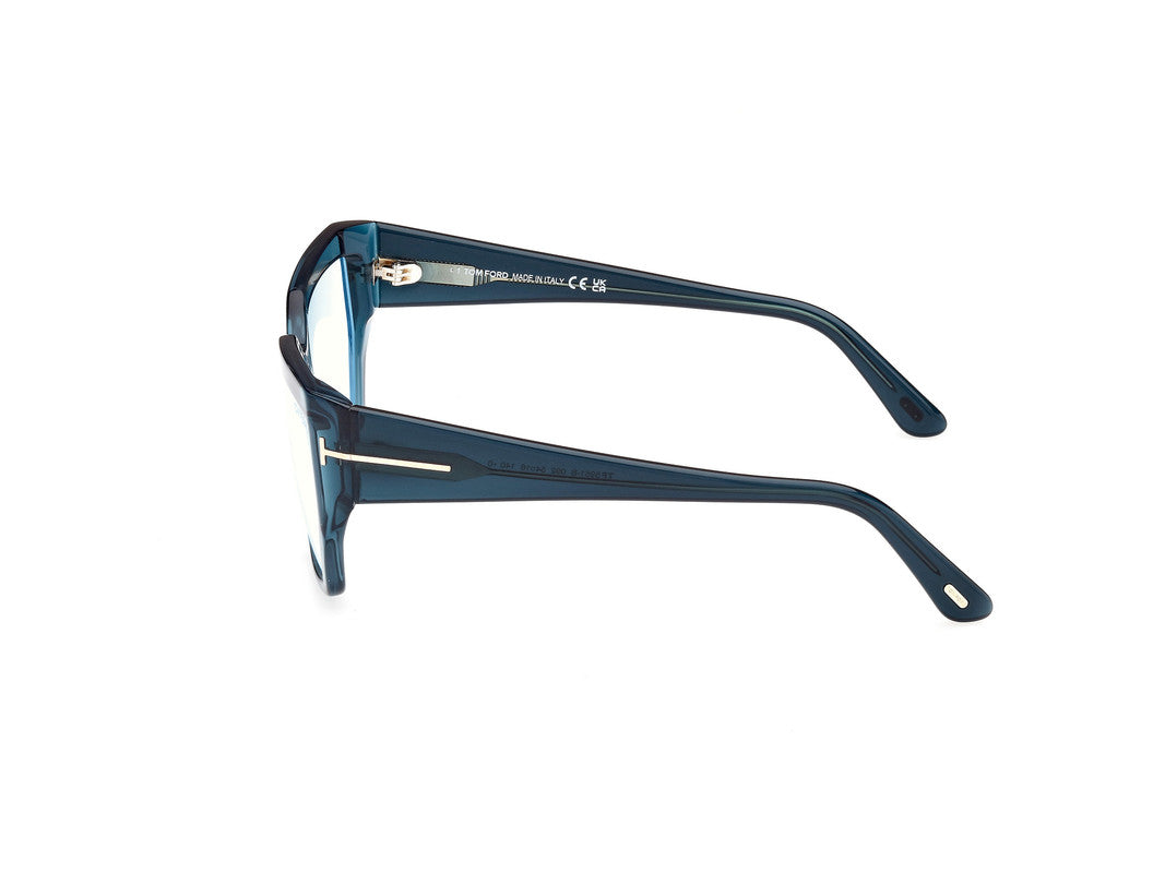 Shiny Blue Female Glasses Tom Ford 889214488961