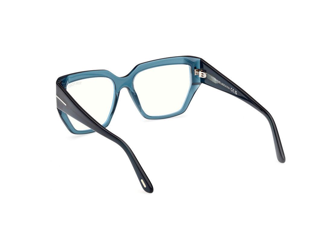 Shiny Blue Female Glasses Tom Ford 889214488961