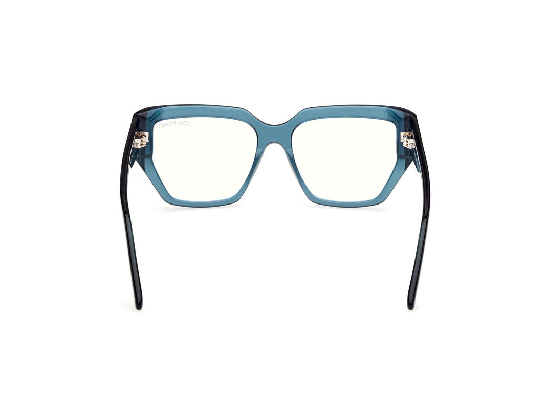 Shiny Blue Female Glasses Tom Ford 889214488961