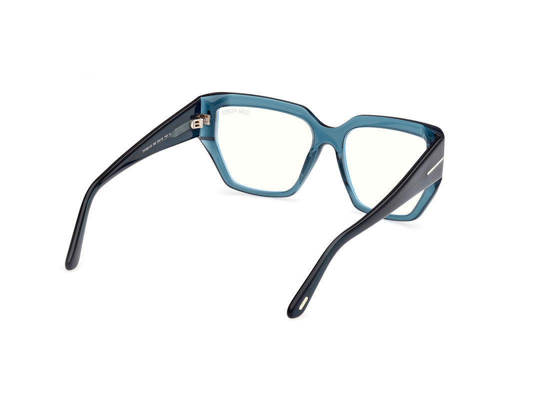 Shiny Blue Female Glasses Tom Ford 889214488961