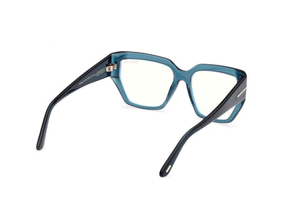 Shiny Blue Female Glasses Tom Ford 889214488961