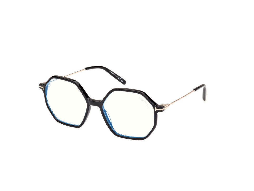 Shiny Black Female Glasses Tom Ford 889214488978