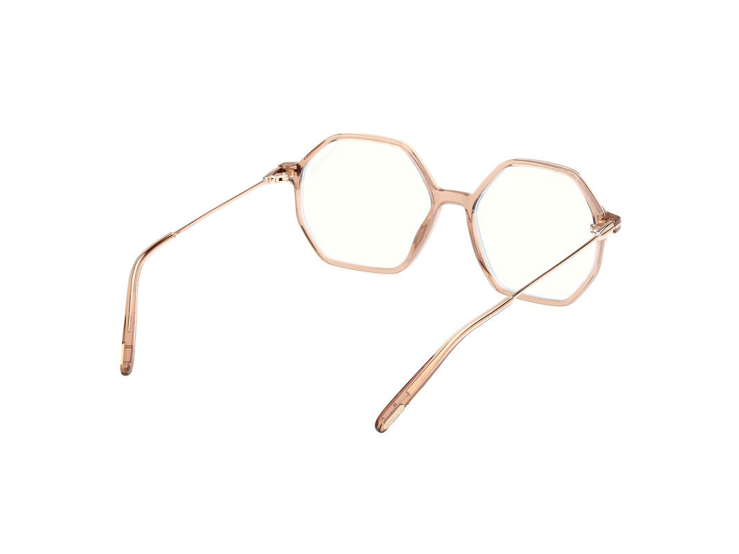 Shiny Light Brown Female Glasses Tom Ford 889214488985