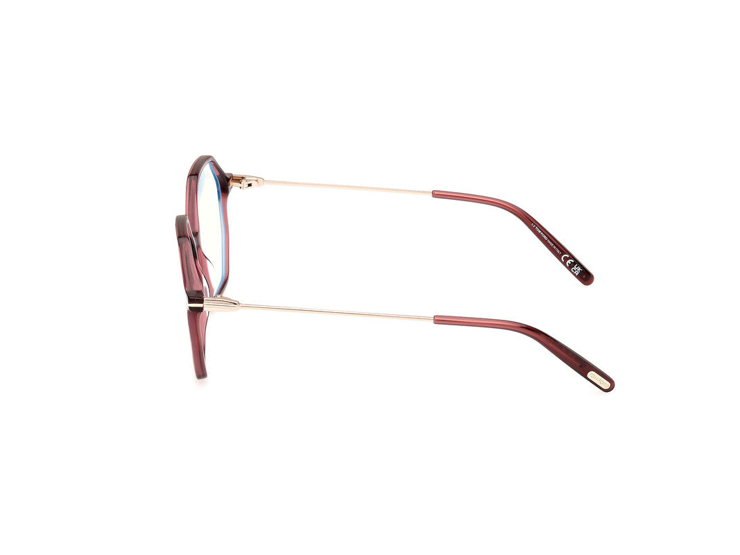 Shiny Bordeaux Female Glasses Tom Ford 889214489005