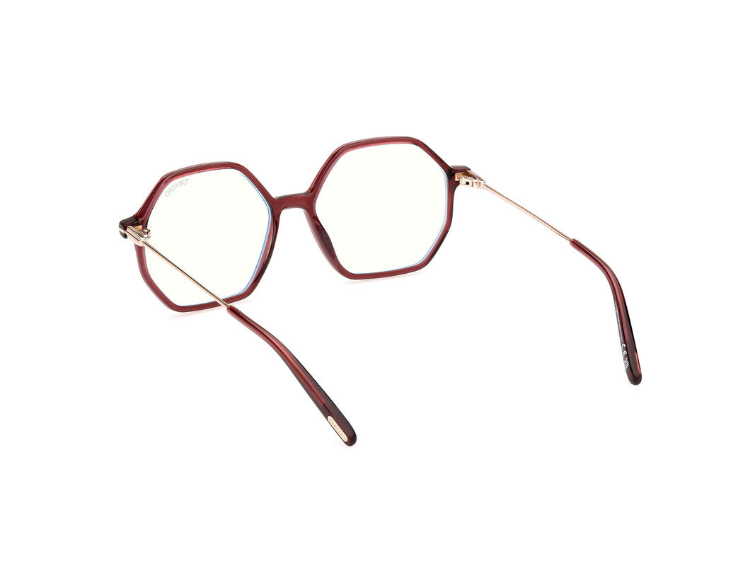 Shiny Bordeaux Female Glasses Tom Ford 889214489005