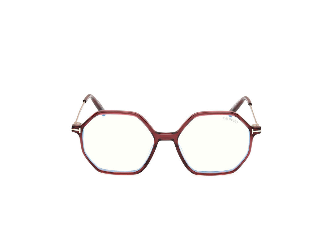 Shiny Bordeaux Female Glasses Tom Ford 889214489005