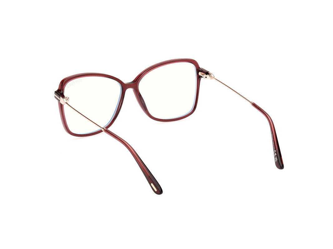 Shiny Bordeaux Female Glasses Tom Ford 889214489043