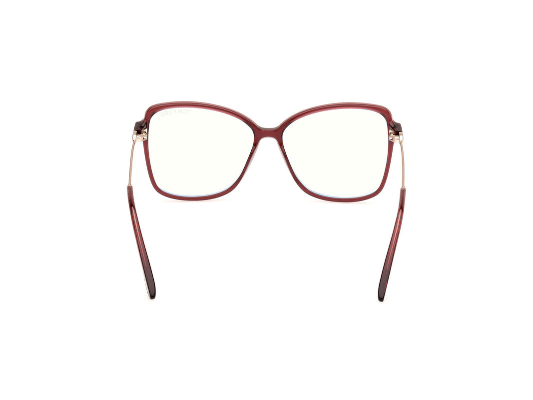 Shiny Bordeaux Female Glasses Tom Ford 889214489043