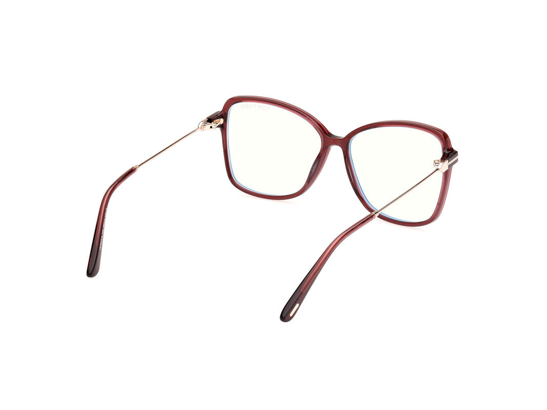 Shiny Bordeaux Female Glasses Tom Ford 889214489043