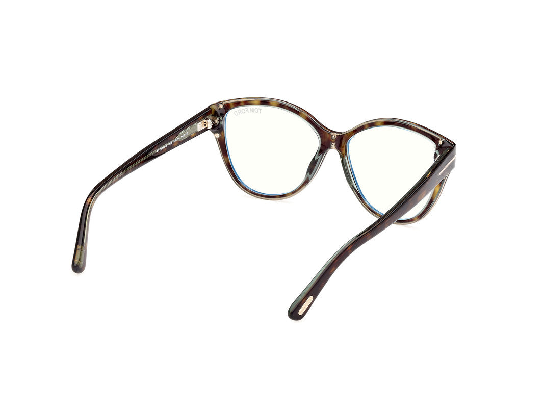 Coloured Havana Female Glasses Tom Ford 889214496157