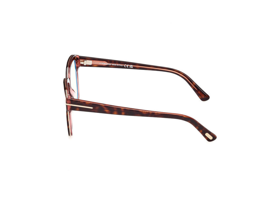 Havana/Monocolor Female Glasses Tom Ford 889214496195