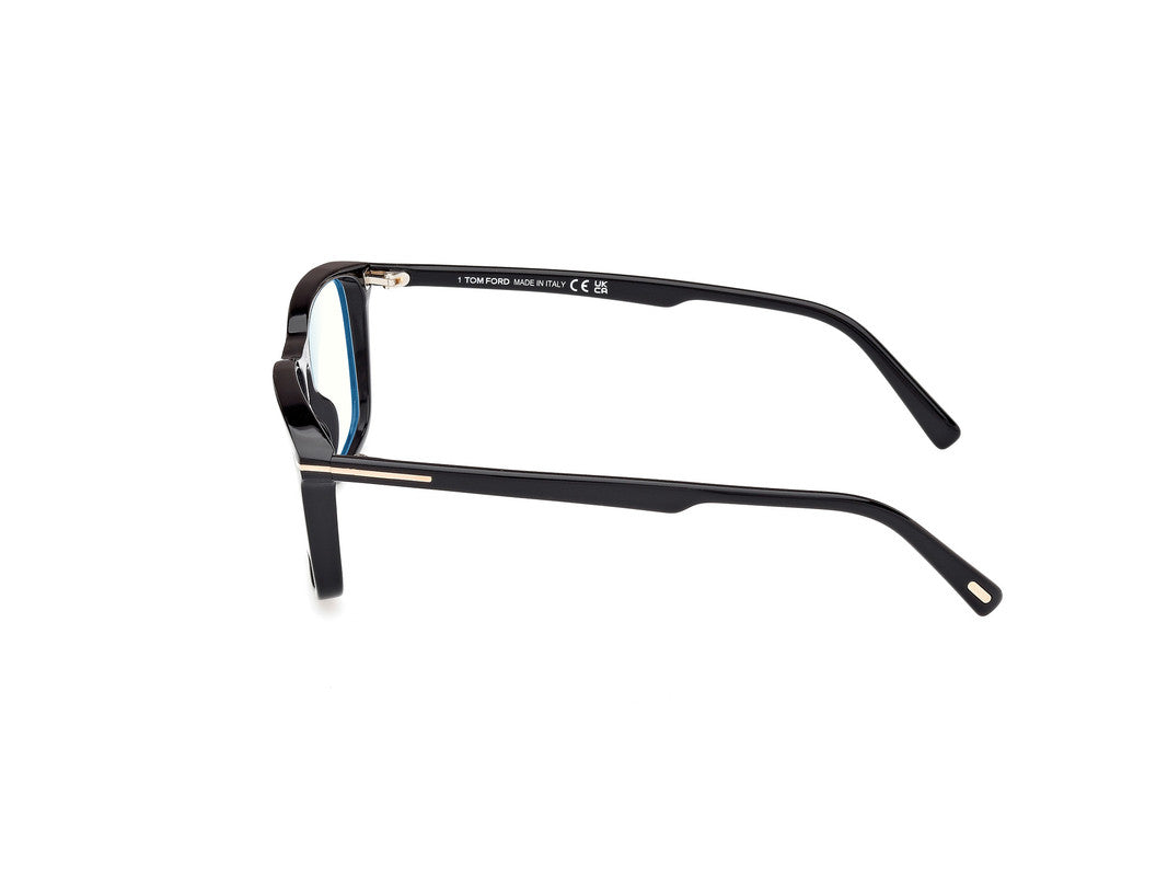 Shiny Black Male Glasses Tom Ford 889214500311