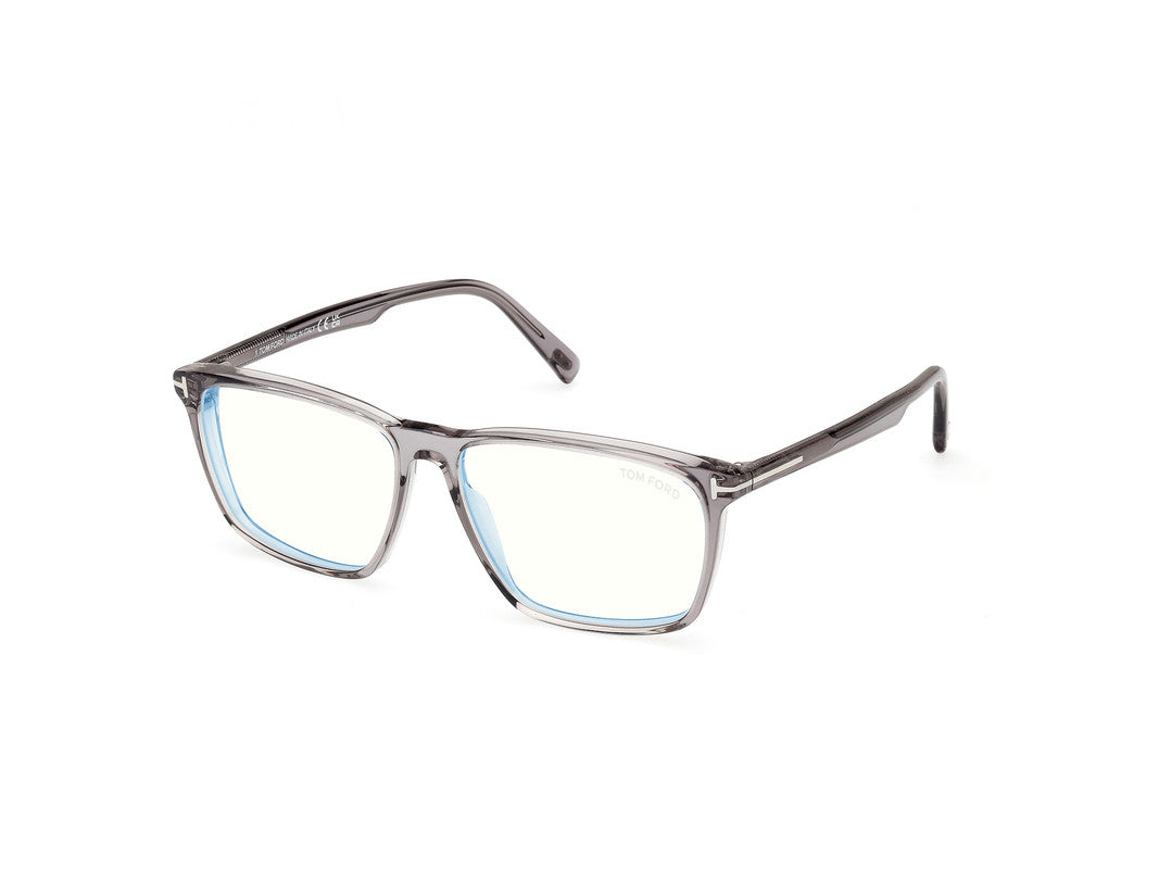 Shiny Grey Male Glasses Tom Ford 889214500328