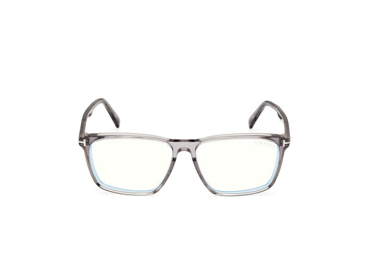 Shiny Grey Male Glasses Tom Ford 889214500328