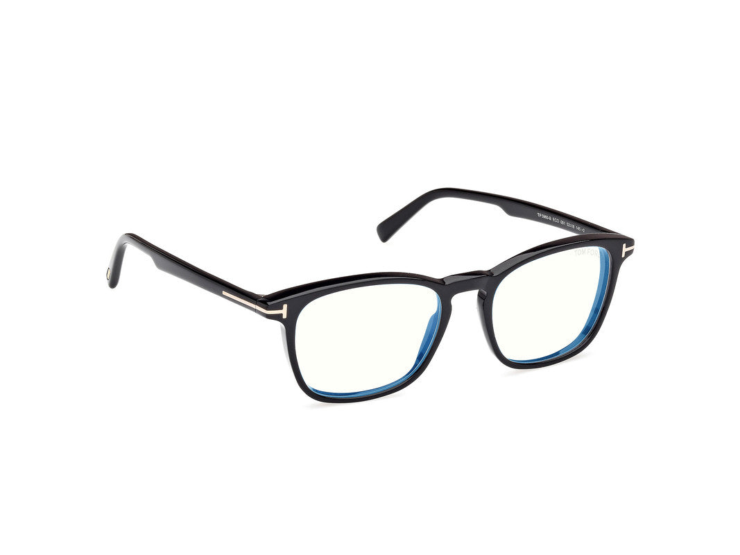 Shiny Black Male Glasses Tom Ford 889214500359